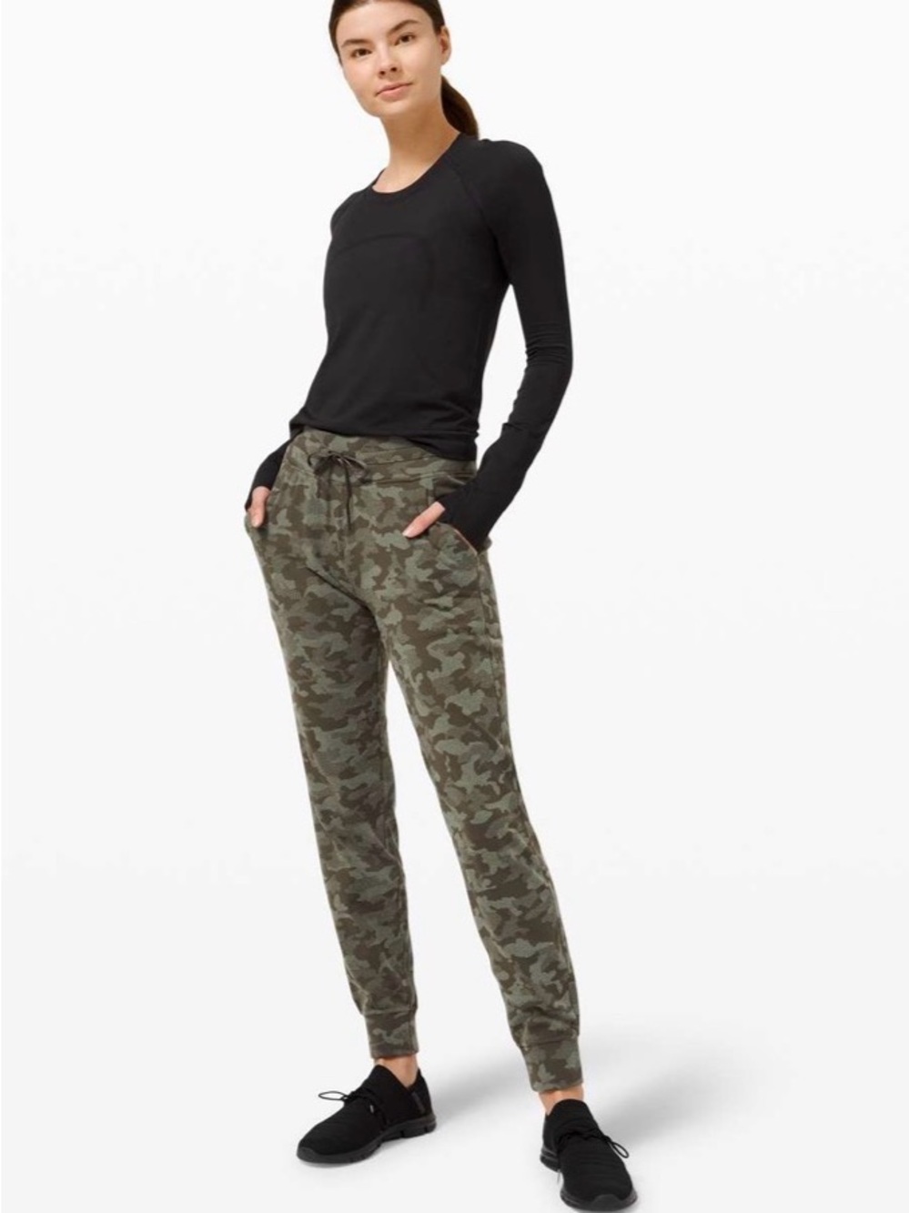 Lululemon  Ready to Rulu Joggers Camo Green Size 8